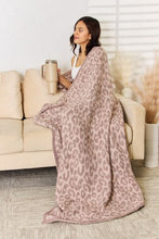 Load image into Gallery viewer, Cuddley Leopard Decorative Throw Blanket
