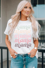 Load image into Gallery viewer, MAMA Graphic Contrast Tee Shirt
