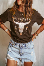 Load image into Gallery viewer, WILD FREE Animal Graphic Tee
