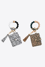 Load image into Gallery viewer, Random 2-Pack Leopard Mini Purse Tassel Wristlet Key Chain
