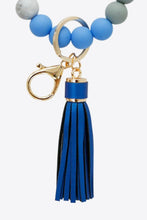 Load image into Gallery viewer, LOVE Beaded Keychain with Tassel
